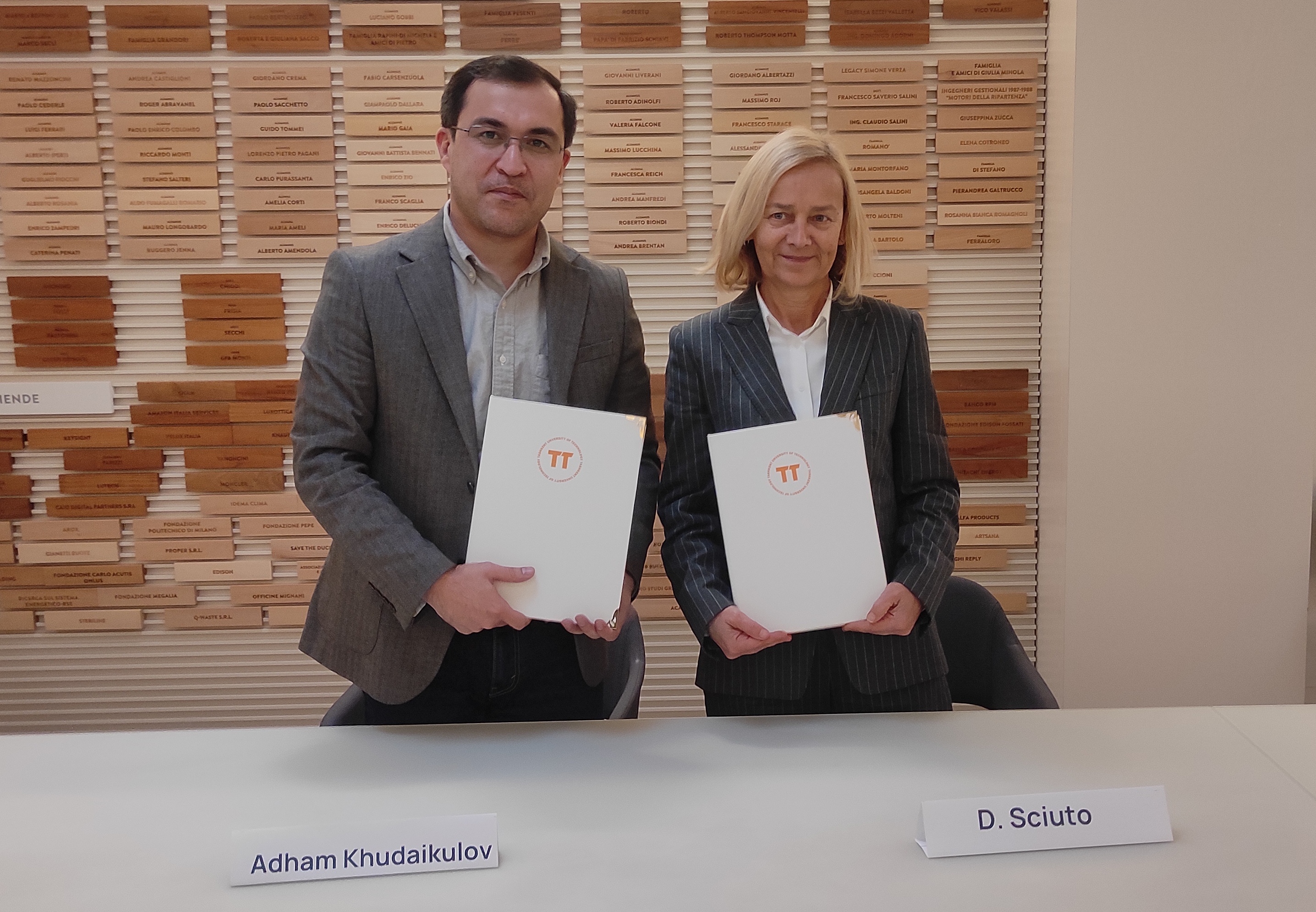 ToshTech va Politecnico di Milano universiteti o‘rtasida hamkorlik memorandumi imzolandi